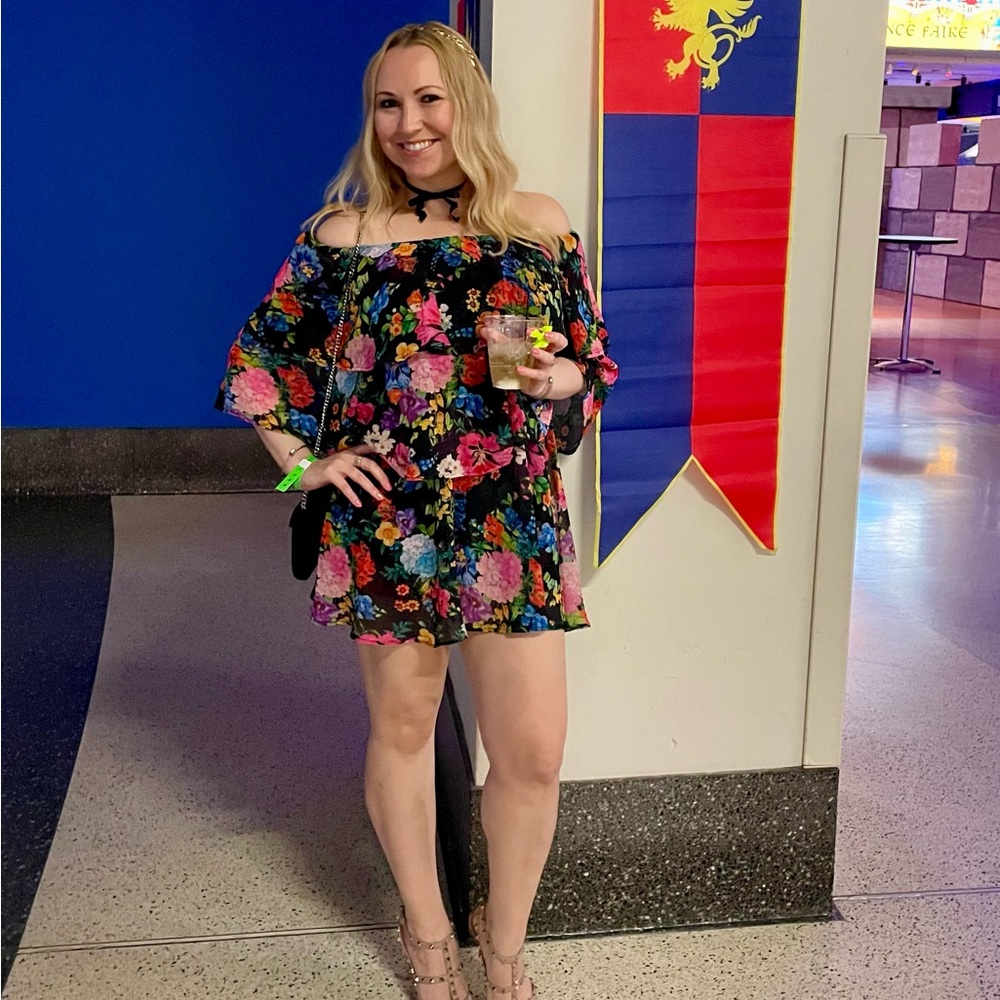 Show me your Mumu Floral tripple decker ruffle romper